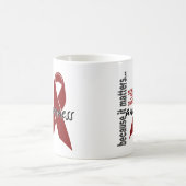 認識度1の鎌状赤血球病 コーヒーマグカップ (中央)