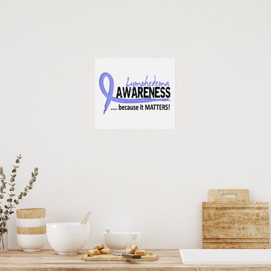 認識度2リンパ浮腫 ポスター (キッチン)