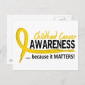 認識度2小児がん ポストカード (正面/裏面)