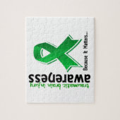 認識度5の外傷性の脳損傷TBI ジグソーパズル (縦)