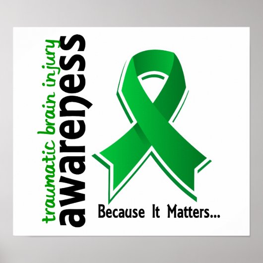 認識度5外傷性脳損傷TBI ポスター (正面)