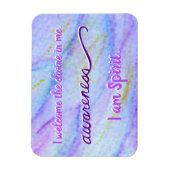 "認識度"バイオレットクラウンチャクラワード磁石 マグネット (縦)