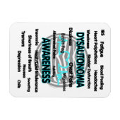 認識度/症状…自律神経障害 マグネット (横)