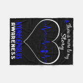 認識度 – 私の話にはもっと詳しい フリースブランケット (正面(横))