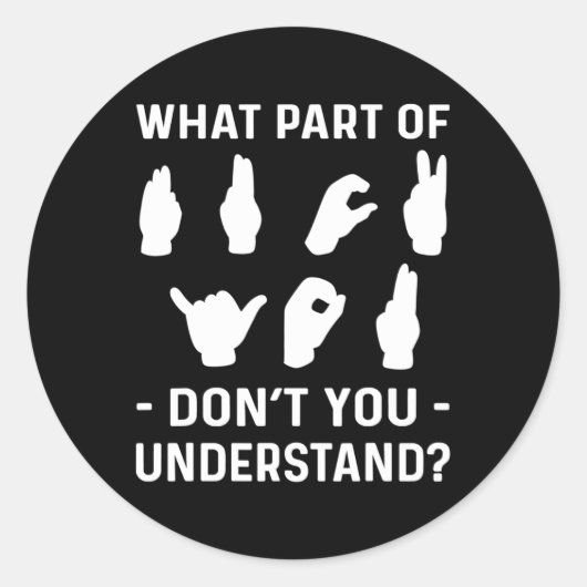 認識度。Asl認識度 ラウンドシール (正面)