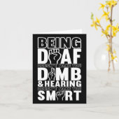 認識度Asl手話アメリカ手話 カード (黄色い花)