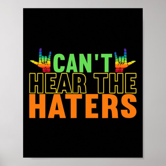 認識度Asl手話アメリカ手話 ポスター (正面)