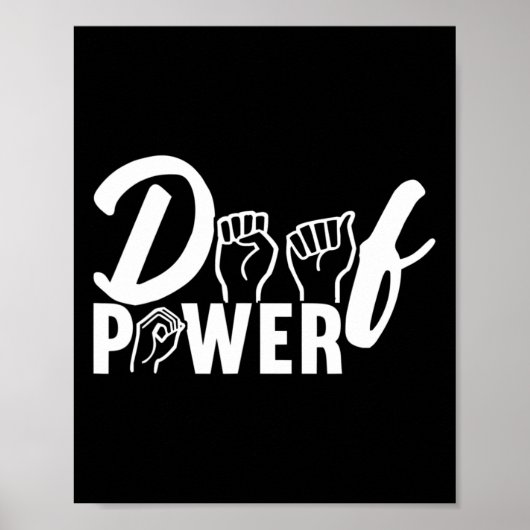 認識度Asl手話アメリカ手話 ポスター (正面)