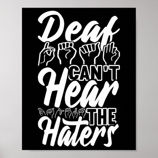 認識度Asl手話アメリカ手話 ポスター (正面)