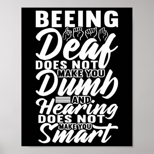 認識度Asl手話アメリカ手話 ポスター (正面)