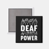 認識度Asl手話アメリカ手話 マグネット (正面/裏面)