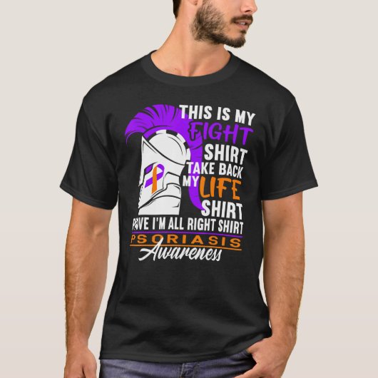 認識度IフィッホI皮膚の状態I乾癬3 Tシャツ (正面)