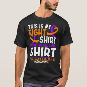 認識度IフィッホI皮膚の状態I乾癬4 Tシャツ