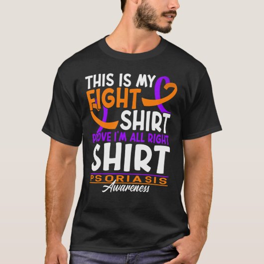 認識度IフィッホI皮膚の状態I乾癬4 Tシャツ (正面)
