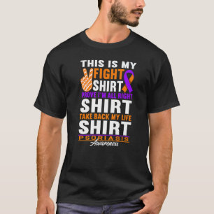 認識度IフィッホI皮膚の状態I乾癬 Tシャツ