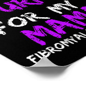 認識度I衣服パープルフォーマイママ ポスター (角)