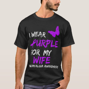 認識度I衣服パープルfor妻1 Tシャツ