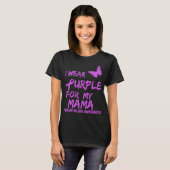 認識度I衣服パープルfor My Mama 6 Tシャツ (正面フル)