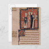 誓いとミサを取る修道女 ポストカード (正面/裏面)