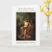 誓いのカードのカトリック兄弟の宗教職業 カード (黄色い花)