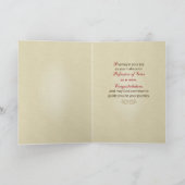 誓いの修道職おめでとう華美カラス カード (内部)