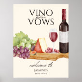 誓いの前にヴィノ シャルキュテリーブライダルシャワーのご案内 ポスター (正面)