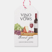 誓いの前にヴィノ シャルキュテリーブライダルシャワー ギフトタグ (裏面)