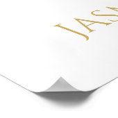 誓いの前にヴィノ フローラル ブライダルシャワー ウェルカムサイン ポスター (角)