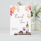 誓いの前にヴィーノ ワイナリー ブライダルシャワー サンキューカード (スタンド正面)
