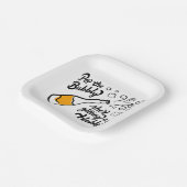 誓いの前に隠す：シャンパンバチェロレッテ ペーパープレート (傾斜あり)