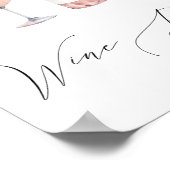 誓いの前のワインバー「ヴィノ」看板 ポスター (角)