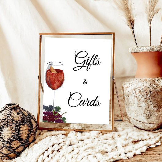 誓いの前のヴィーノブライダルシャワーギフト&カード ポスター