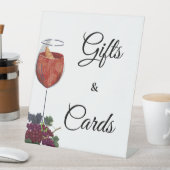 誓いの前のヴィーノブライダルシャワーギフト&カード 台座サイン (インサイチュ)