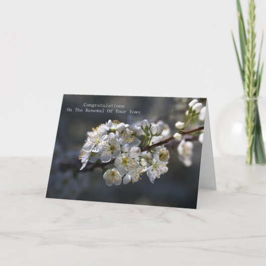 誓いの更新おめでとう カード (正面)