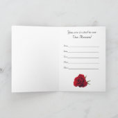 誓いの更新への招待 招待状 (内部)