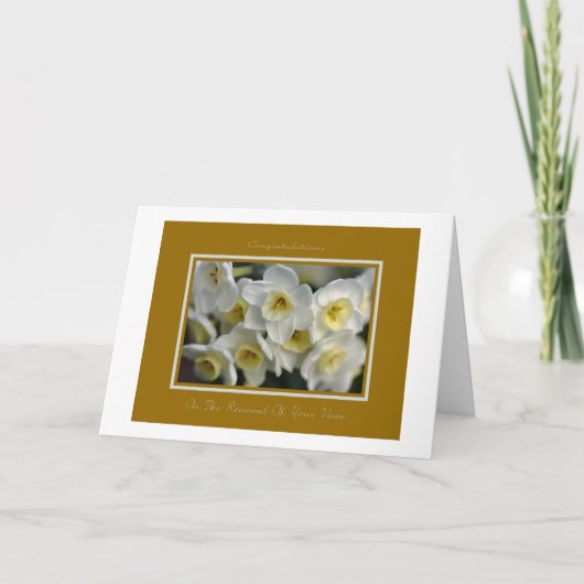 誓いの更新を祝う カード (正面)