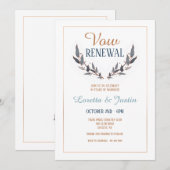 誓いの更新招待状 招待状 (正面/裏面)