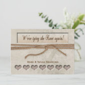 誓いの更新招待状 – 結び目を結ぶ 招待状 (スタンド正面)