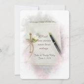 誓いの更新日記(デイジー付き) 招待状 (正面)