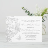 誓いの更新　シルバー　結婚25周年記念日 招待状 (スタンド正面)