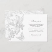 誓いの更新 シルバー 25周年 歓迎 カード (正面/裏面)