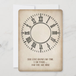 誓いの更新 タイムレス クロック 招待状