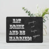 誓いの更新 飲み食いして、再び結婚しよう 招待状 (スタンド正面)