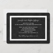 誓いの更新 飲み食いして、再び結婚しよう 招待状 (裏面)