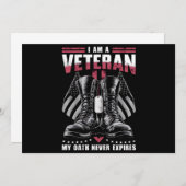 誓いの果てぬ退役軍人退役軍人 招待状 (正面/裏面)