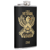 誓いは決してイーグル退役軍人 フラスク (右)