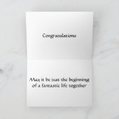 「誓いを交わしながら」 カード (内部)