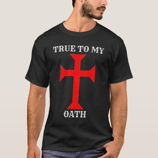 誓いを立てたテンプル騎士団 Tシャツ (正面)