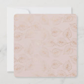 誓い書き換え金箔 招待状 (裏面)