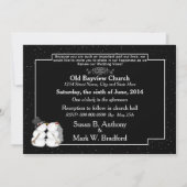 誓い結婚の更新 – 招待状 – 冬/雪 (裏面)